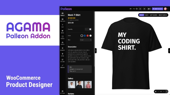 Agama - WooCommerce Product Designer