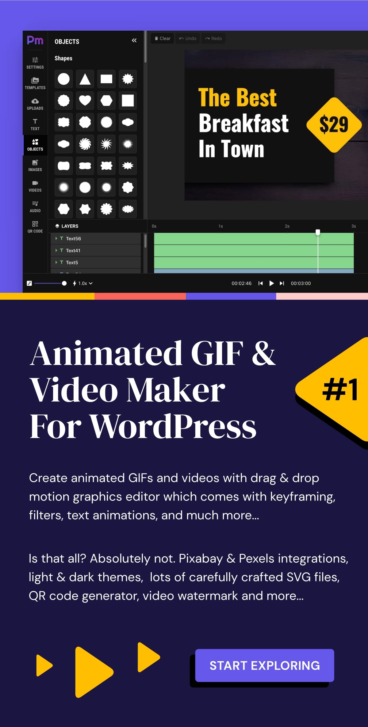 Pmotion - Animated GIF and Video Maker For WordPress
